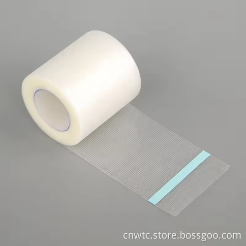 Real Factory Transparent PE Tape: Hypoallergenic Clear Adhesive Plastic Tape, Available in 2.5cm x 5m and Sizes of 1inch & 2inch